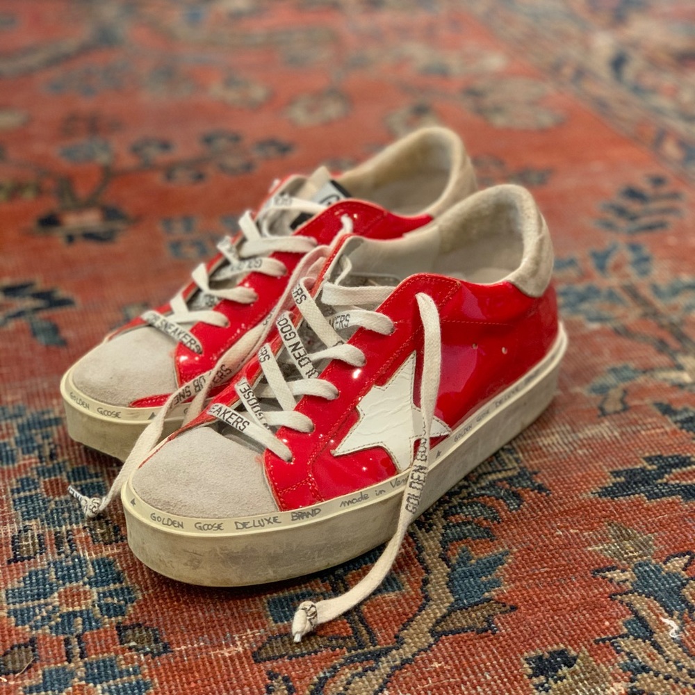 Authentic Golden Goose Hi Star Size 36